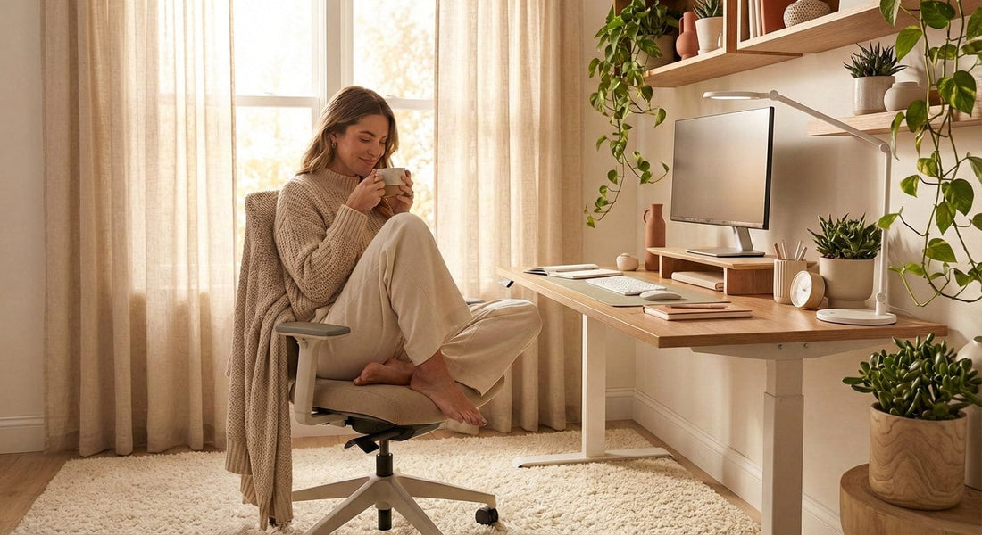 Lumière et Déco : Comment créer un bureau "Cosy" pour booster votre productivité ?