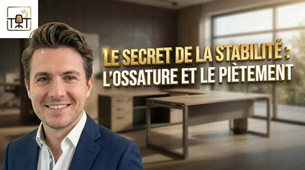 Bureau d'angle stable : Le secret de l'ossature pour un setup lourd sans oscillations