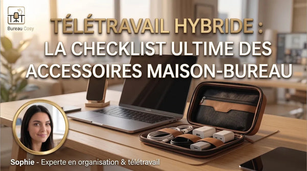 Télétravail Hybride : La checklist ultime des accessoires pour alterner maison et bureau