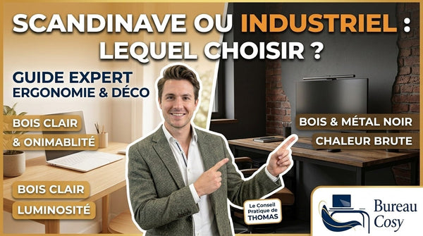 Styles de bureaux en bois : Scandinave, Industriel ou Moderne ? Le guide pour sublimer votre espace de travail