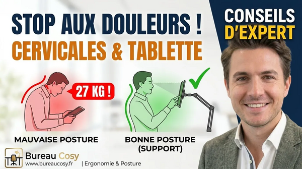 Ergonomie et Tablette : Comment éviter les douleurs cervicales au bureau ?