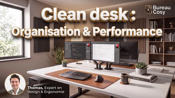 Comment organiser un grand bureau blanc pour éviter le désordre visuel et maximiser sa concentration ?