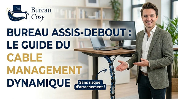 Bureau Assis-Debout : Comment réussir son cable management dynamique sans rien arracher ?