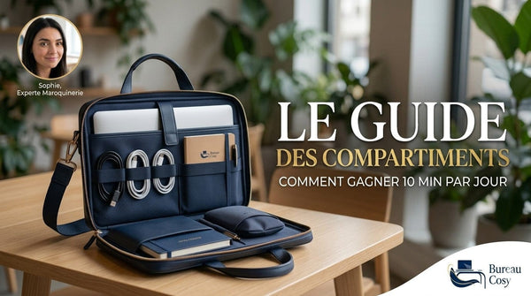 Le guide des compartiments : Comment organiser sa sacoche pour gagner 10 min par jour