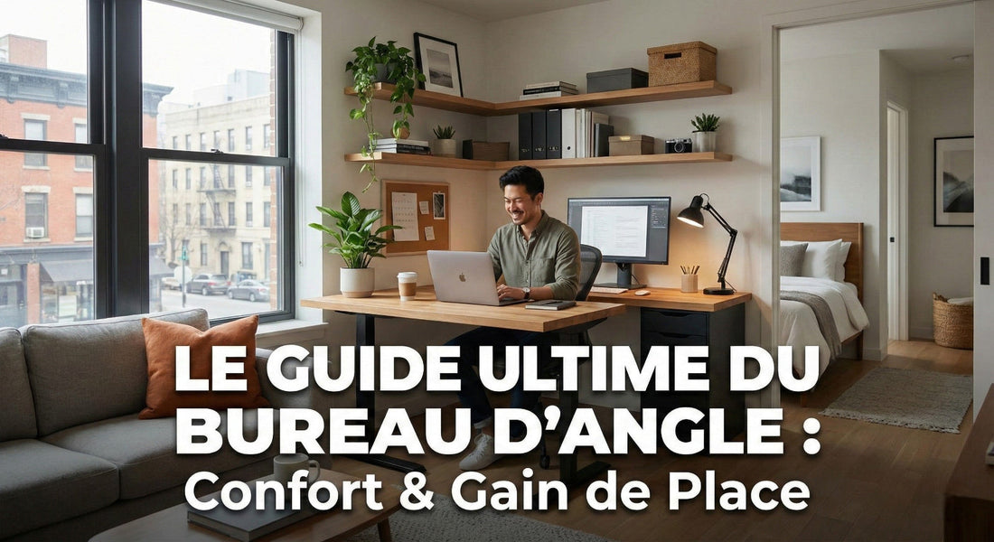 Petit espace, grande productivité : Pourquoi le bureau d'angle est votre meilleur allié ?