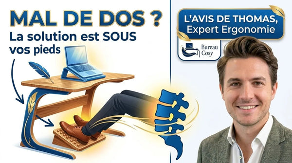 Mal de dos au bureau : Le repose-pieds est-il la solution miracle pour votre posture ?