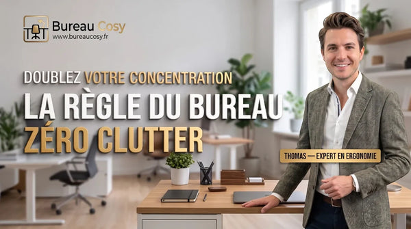 La règle du bureau "Zero Clutter" : Comment organiser son espace pour doubler sa concentration