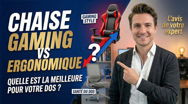 Chaise Gaming vs Chaise Ergonomique : Laquelle sauve votre dos ? (Le verdict de l'expert)