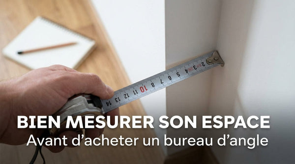 Comment bien mesurer son espace avant d'acheter un bureau d'angle ?