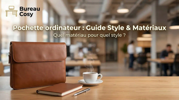 Pochette d'ordinateur élégante : Quel matériau et quel style choisir pour le bureau et le télétravail ?