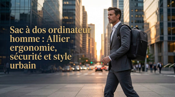 Sac à dos ordinateur homme : Allier ergonomie, sécurité et style urbain