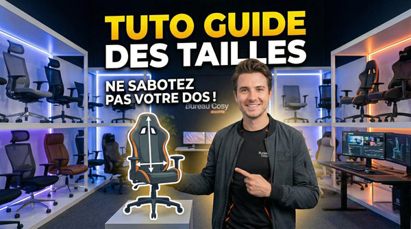 Guide des Tailles : Pourquoi votre morphologie est la clé de votre fauteuil gaming