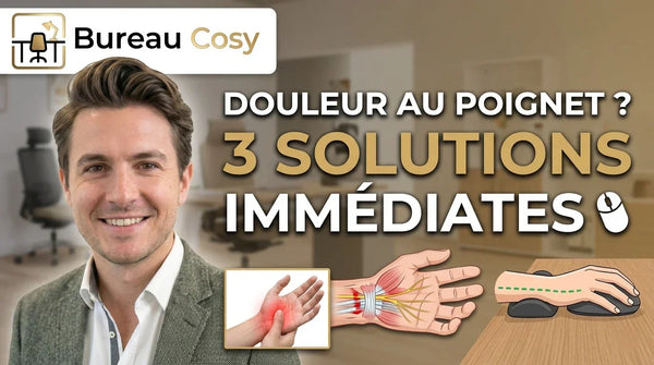 Douleur au poignet devant l'ordinateur : Comprendre, soulager et prévenir les TMS