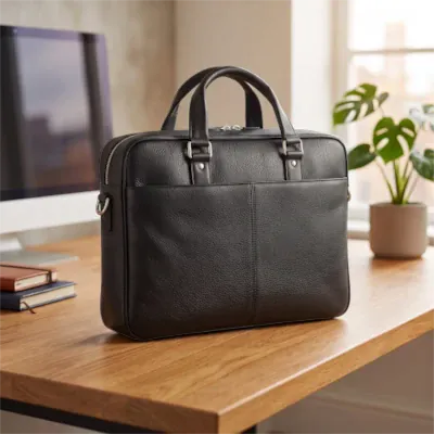 Gamme complète de sacs ordinateur en cuir pour homme et femme.