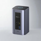 12-in-1 HDMI SD TF Hub USB-C 12-en-1 Aluminium – Dual 4K@60Hz, Charge 100W, Vitesse 10Gbps, Design Vertical Premium