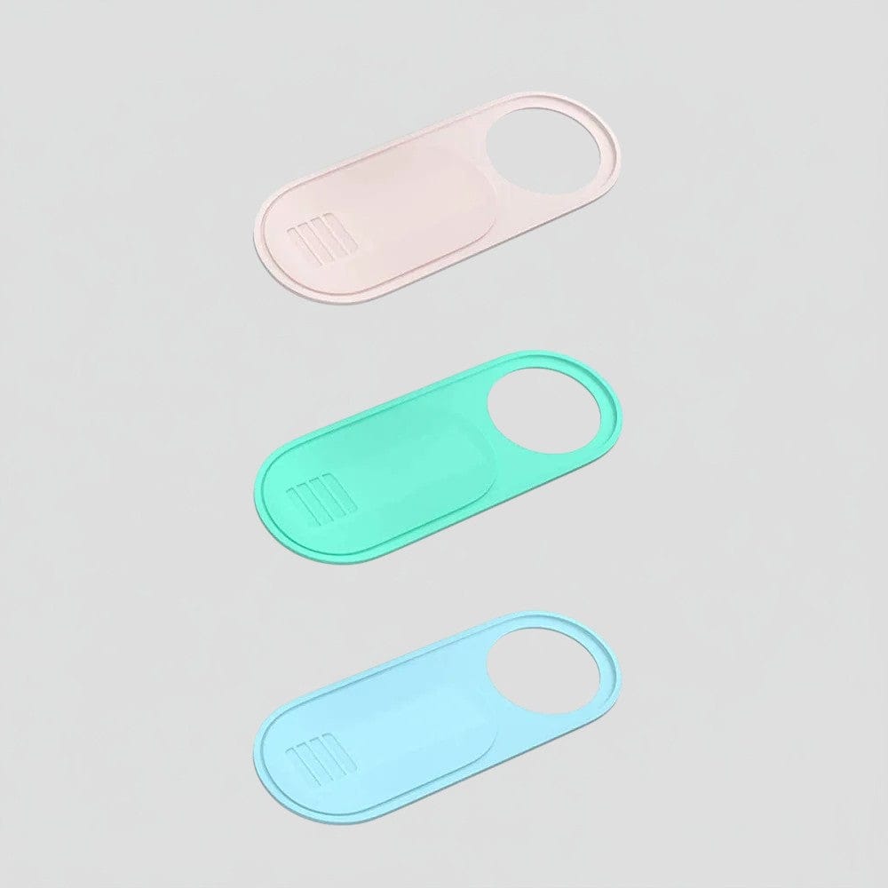 3 coloris chaleureux Cache Webcam Coulissant Ultra-Fin - Protection Confidentialité Multi-Appareils