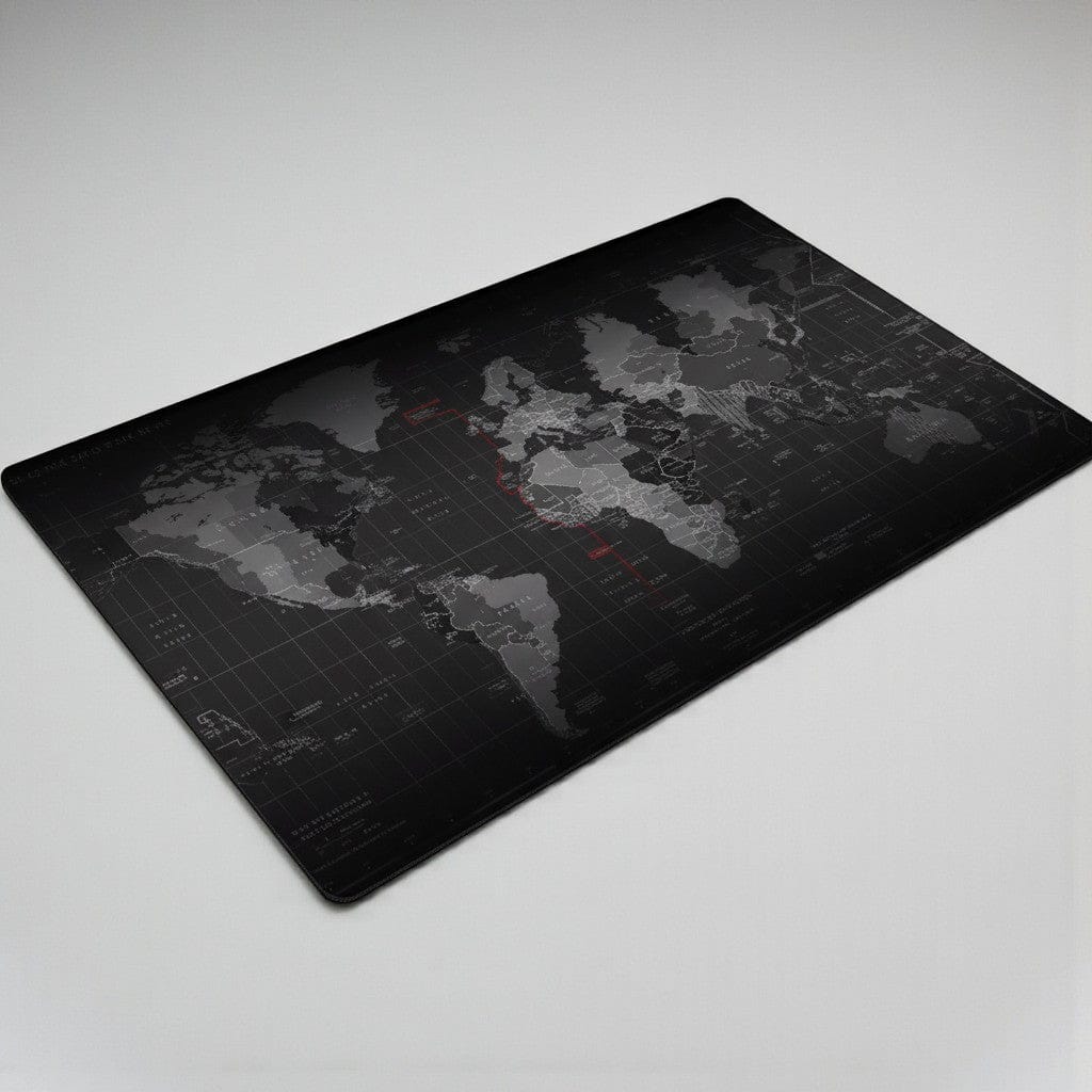 30x80cm Tapis de Souris XXL Carte du Monde 90x40cm - Station de Travail Professionnelle