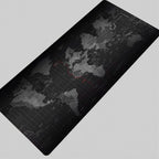40x90cm Tapis de Souris XXL Carte du Monde 90x40cm - Station de Travail Professionnelle