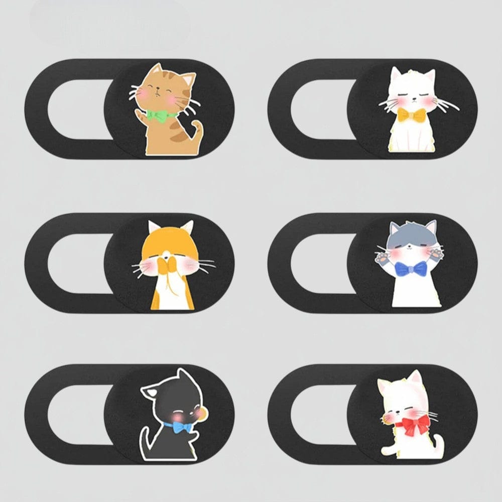 6 pièces Cache Webcam Chat - Lot de 3/6 Pièces Protection Vie Privée Universelle