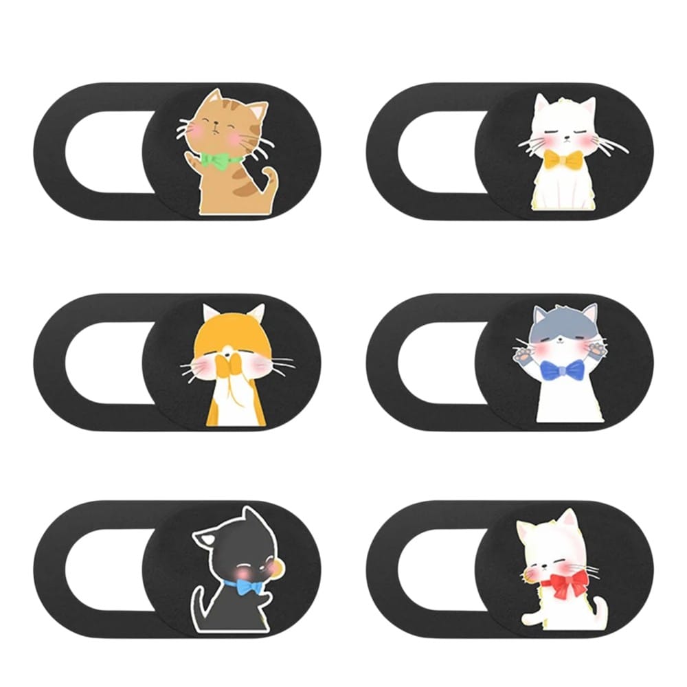 6 pièces Cache Webcam Chat - Lot de 3/6 Pièces Protection Vie Privée Universelle