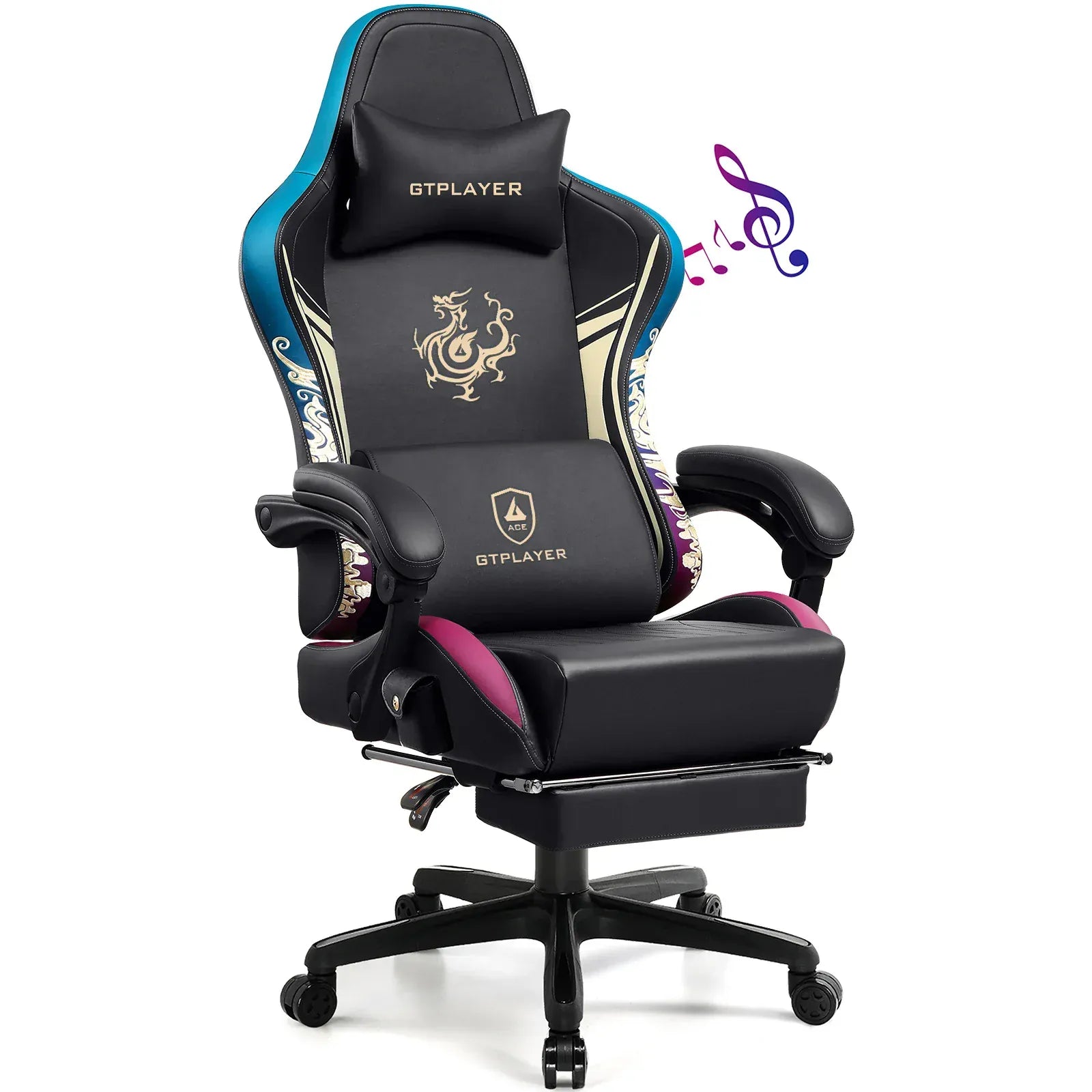 Chaise ergonomique Dragon Ace : Confort & Immersion Totale