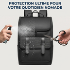 Test d'imperméabilité au spray et résistance du tissu du sac à dos ordinateur homme Onyxium