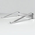 Argent Support Ordinateur Portable en Aluminium Premium – PC & MacBook 9.7" à 17.3", Ergonomique, Refroidissement 80%, Stabilité 18 kg