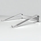 Argent Support Ordinateur Portable en Aluminium Premium – PC & MacBook 9.7" à 17.3", Ergonomique, Refroidissement 80%, Stabilité 18 kg