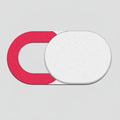 Blanc Cache Webcam Coulissant - Protection Confidentialité pour Ordinateur et Appareils Mobiles