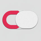 Blanc Cache Webcam Coulissant - Protection Confidentialité pour Ordinateur et Appareils Mobiles
