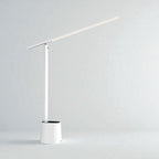 Blanc Lampe de Bureau LED Rechargeable avec Capteur Intelligent - Protection des Yeux et Éclairage Adaptatif