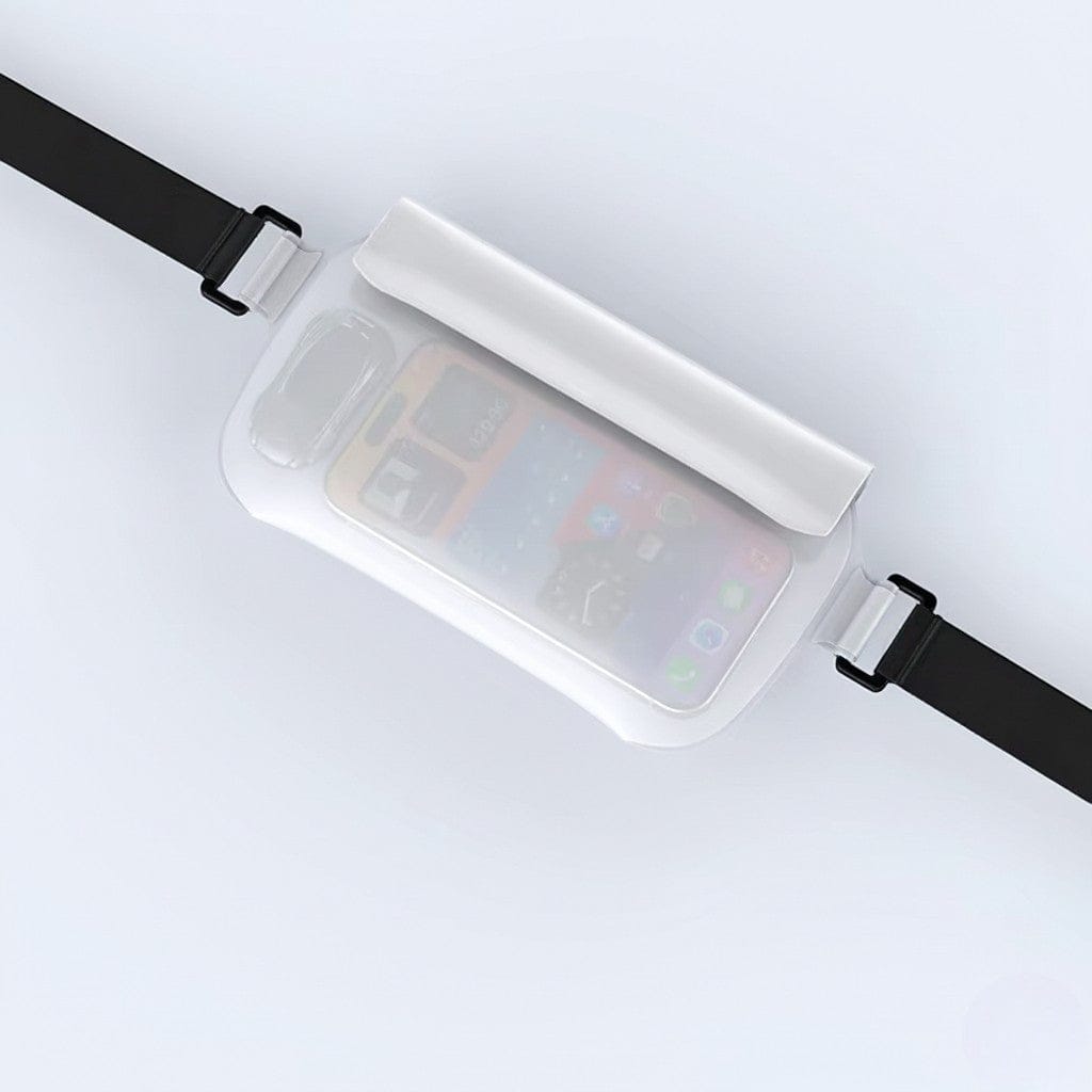 Blanc Pochette Téléphone Étanche IPX8 - Protection Maximale pour Digital Nomads