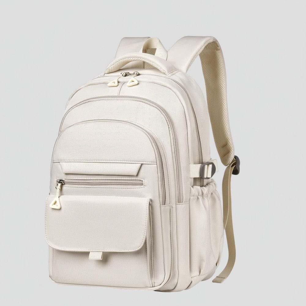 Blanc Sac à Dos Ordinateur Femme Oxford Multi Compartiments 13-17 pouces