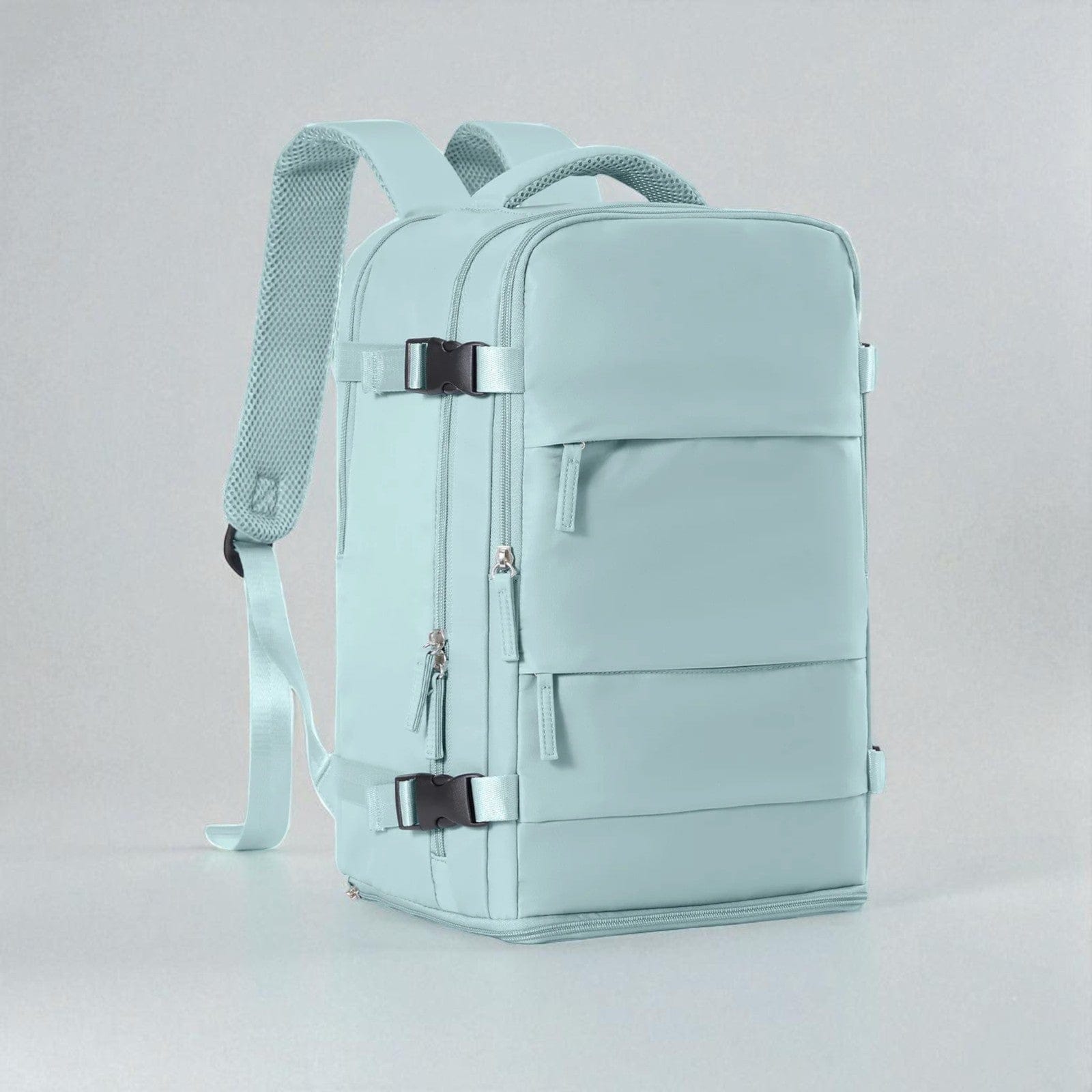 Bleu clair Sac À Dos Ordinateur Femme Multifonction Voyage 40x25x20cm