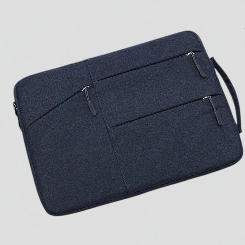 Bleu Marine / 16 pouces Housse Ordinateur Imperméable Multi-Compartiments 13-16 Pouces