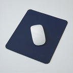 Bleu Marine Tapis de Souris Compact Polyuréthane - Surface Lisse Antidérapante