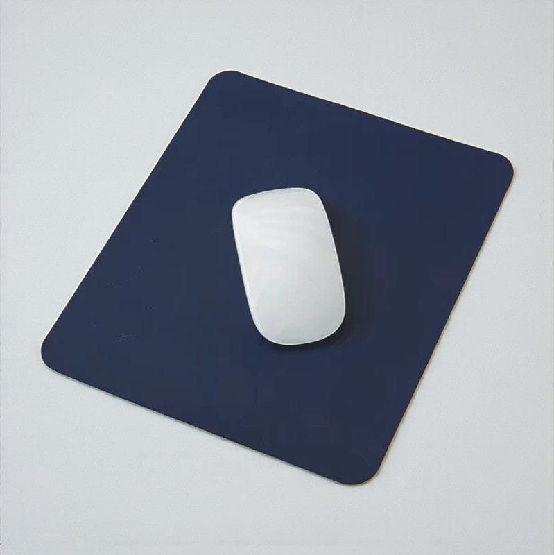 Bleu Marine Tapis de Souris Compact Polyuréthane - Surface Lisse Antidérapante