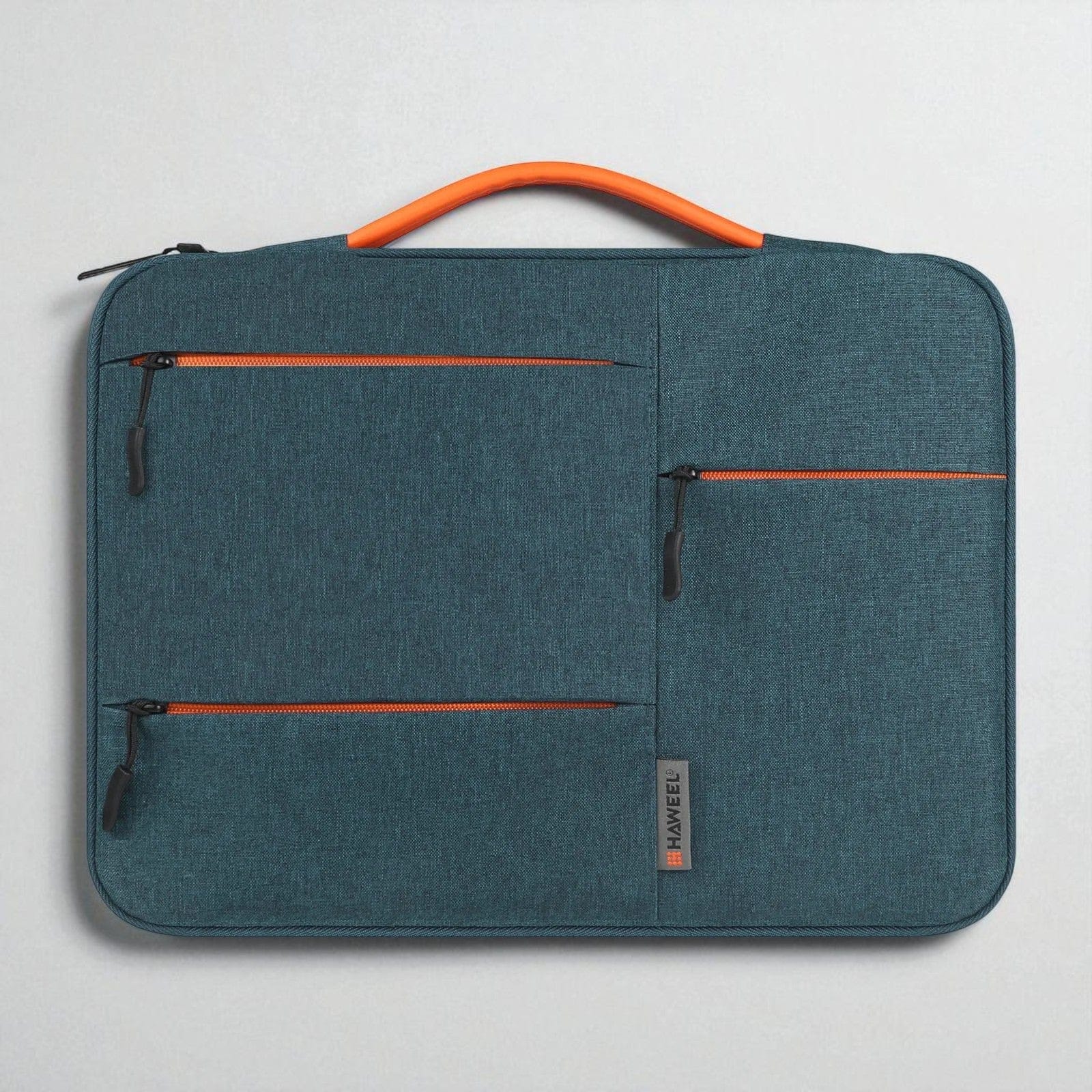 Bleu Peacock / 15 pouce Housse Ordinateur Polyester Imperméable avec Poignée Extensible - 13 à 15 Pouces