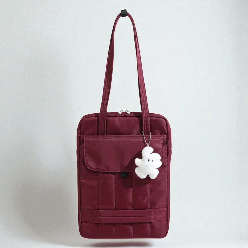 Bordeaux avec cadeau offert / 15-15.6 pouces Sacoche Ordinateur Pour Femme 13-15.6" | Bandoulière Matelassé Anti-Choc