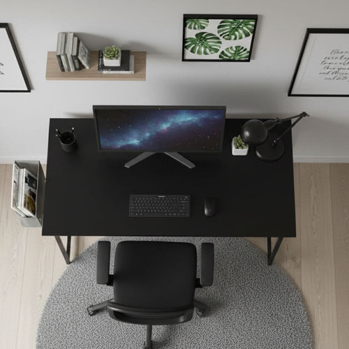 Bureau Bois MDF Compact avec Rangement - 100cm/120cm