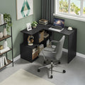 Bureau d'Angle avec Rangements 120x100cm - Station de Travail en L