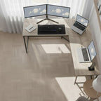 Bureau d'Angle en L 149x149 cm - Station de Travail Gain d'Espace pour Home Office