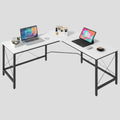 Bureau d'Angle en L 150x150 cm - Structure Métallique Renforcée