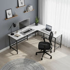 Bureau d'Angle en L 150x150 cm - Structure Métallique Renforcée