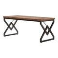 Bureau Bois Exécutif Style Industriel - 160cm
