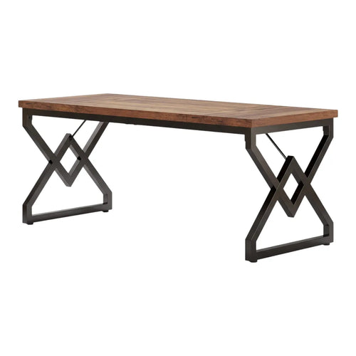Bureau Bois Exécutif Style Industriel - 160cm
