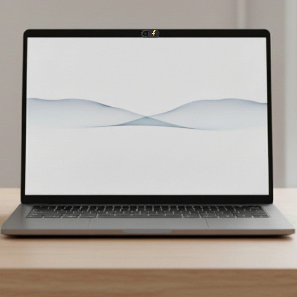 Cache Webcam Magnétique Éclair - Protection Confidentialité Design Sécurisé
