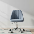Chaise de Bureau Pivotante Compacte - Design Moderne avec Roulettes