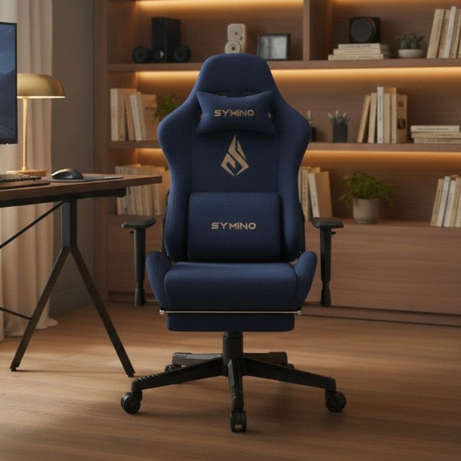 Chaise Gaming Ergonomique avec Repose-Pieds - Fauteuil Bureau Respirant Inclinable 150°