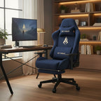 Chaise Gaming Ergonomique avec Repose-Pieds - Fauteuil Bureau Respirant Inclinable 150°